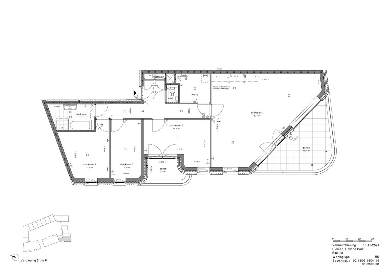 116 m² appartement met 3 slaapkamers in Diemen - Afbeelding 9