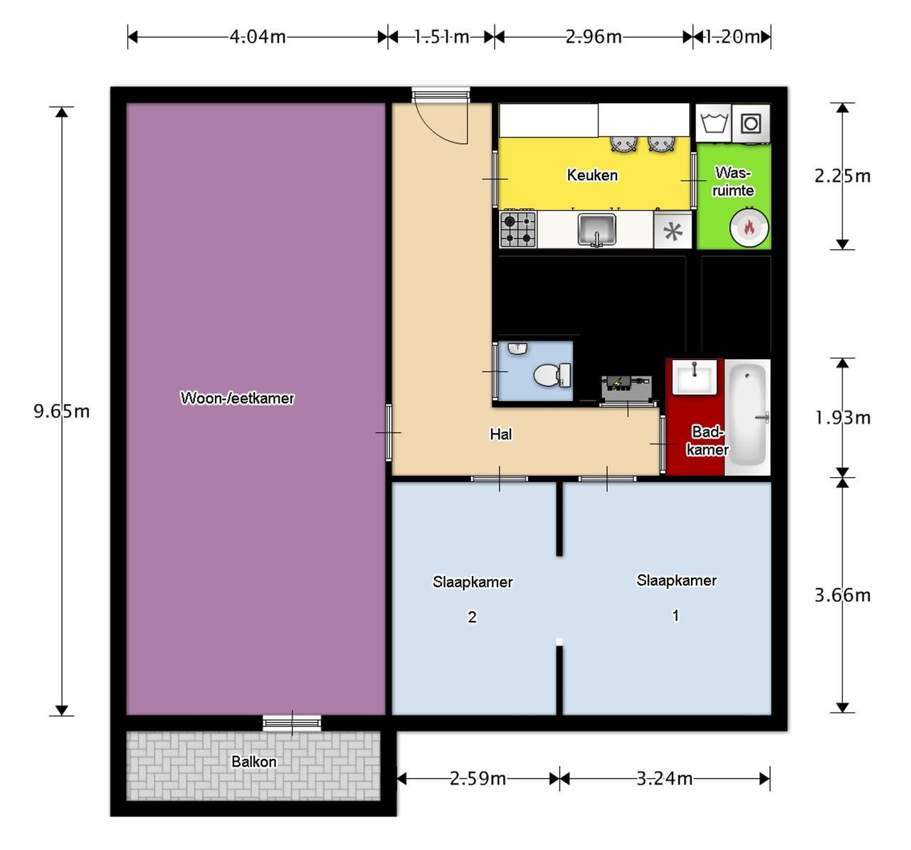 Appartement met garage aan de Groene Loper - Afbeelding 31