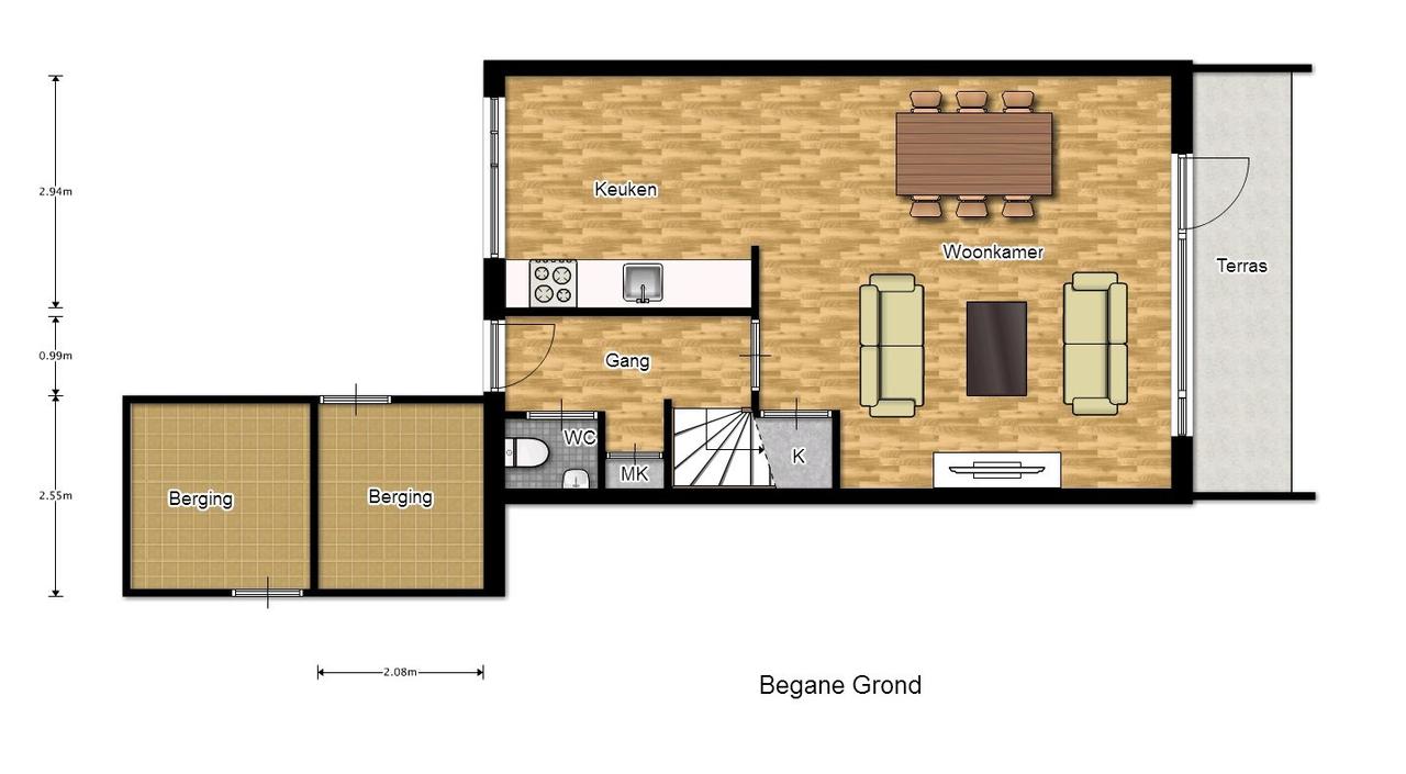 3-slaapkamerwoning met tuin aan het water - Afbeelding 20