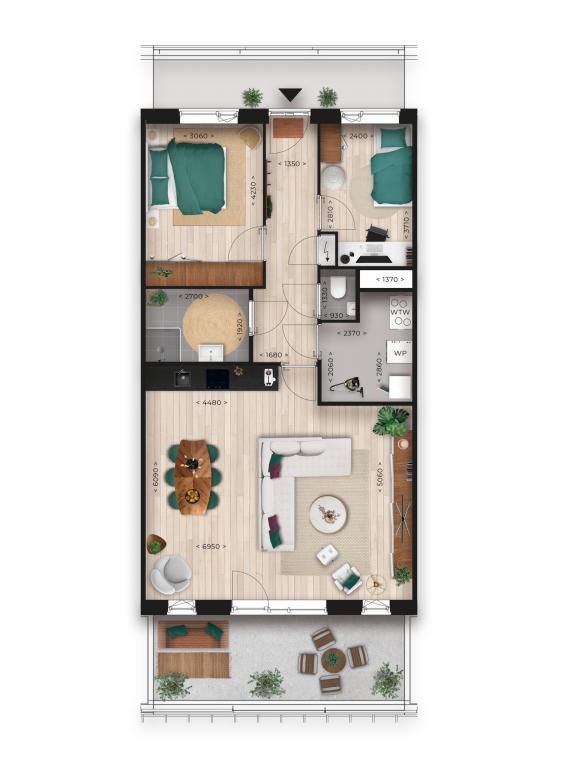 Energiezuinig 3-kamerappartement in Uithoorn - Afbeelding 9