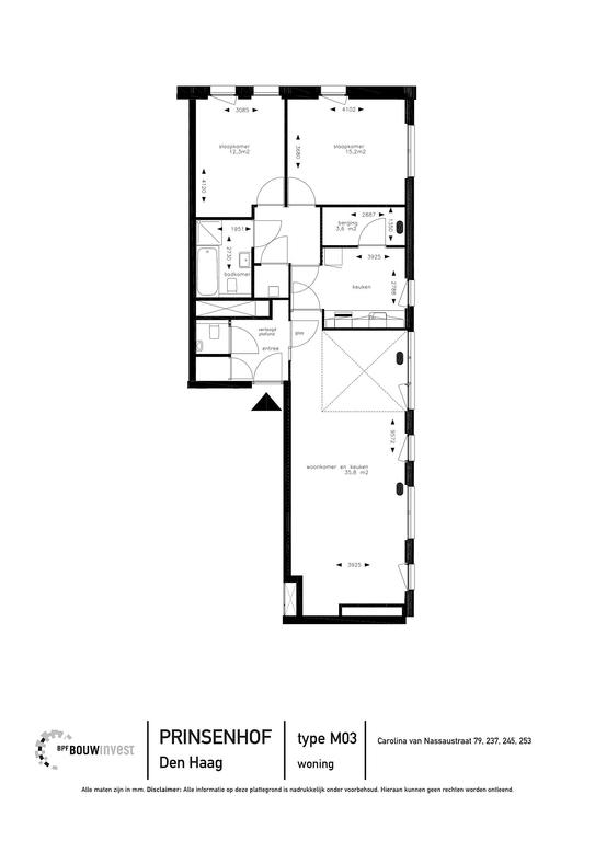 102 m² apartment with gym in Bezuidenhout - Image 7