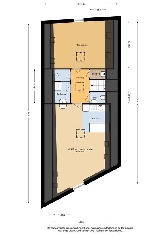 Gemeubileerd 2-kamerappartement in Weesp - Afbeelding 20