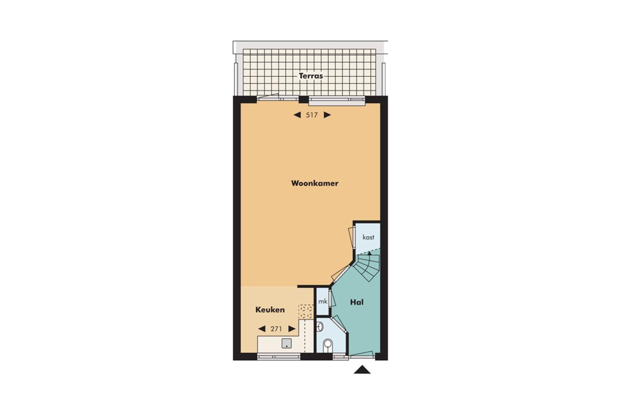 109 m² gezinswoning met bergzolder - Afbeelding 11
