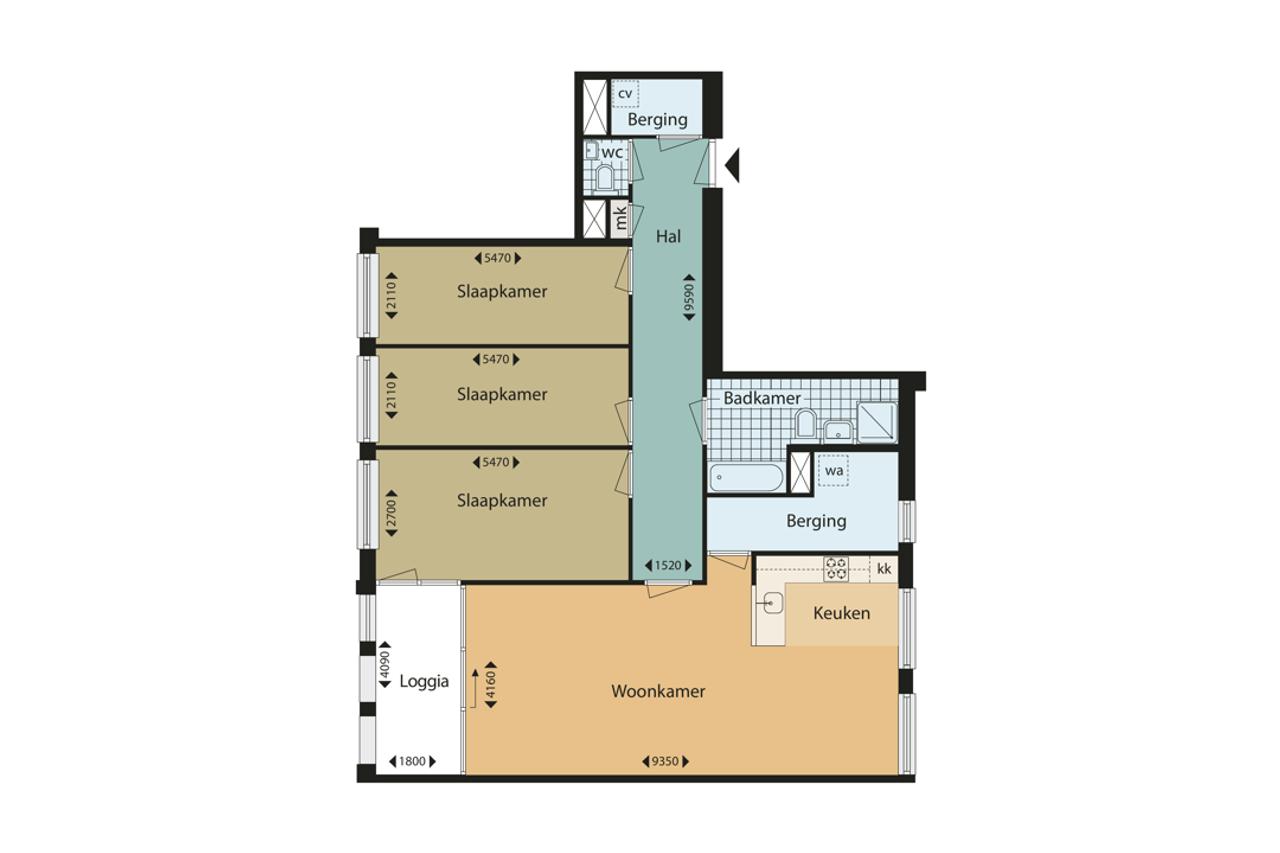 115 m² appartement aan de Eem in Amersfoort - Afbeelding 22