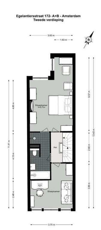 Gemeubileerd herenhuis met tuin in de Jordaan - Afbeelding 66