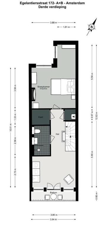 Gemeubileerd herenhuis met tuin in de Jordaan - Afbeelding 67