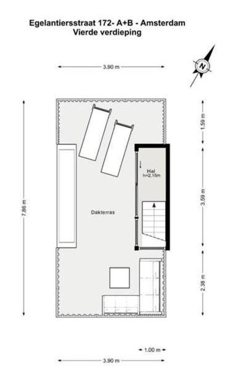 Gemeubileerd herenhuis met tuin in de Jordaan - Afbeelding 68