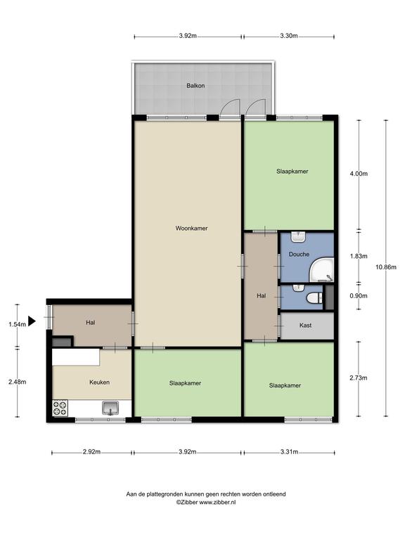 Gemeubileerd 3-slaapkamerappartement met balkon - Afbeelding 18