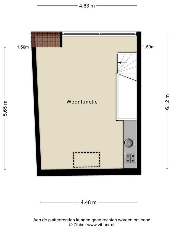 2-laags appartement met dakterras in Utrecht - Afbeelding 19