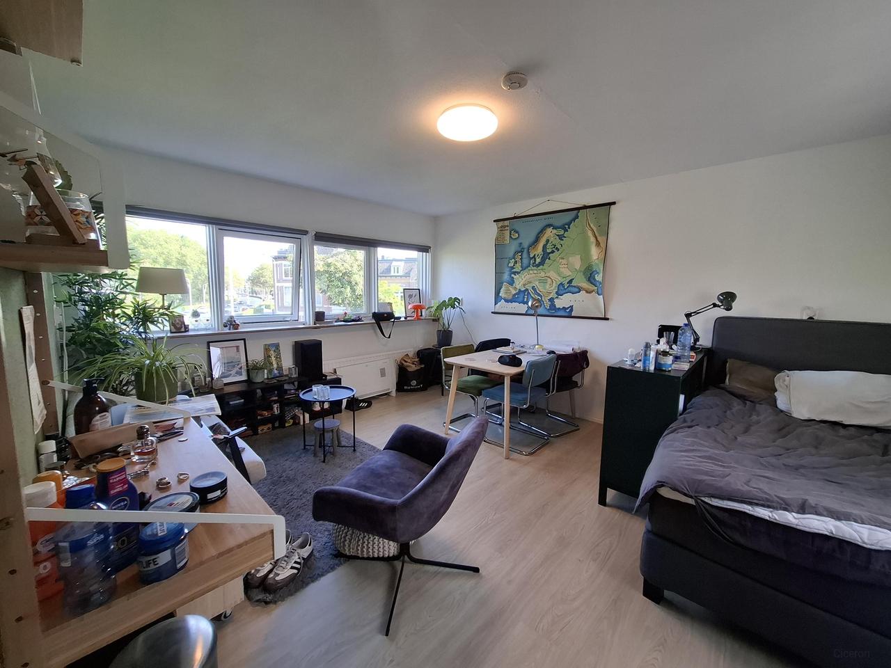 Studentenkamer van 19 m² met dakterras - Afbeelding 2