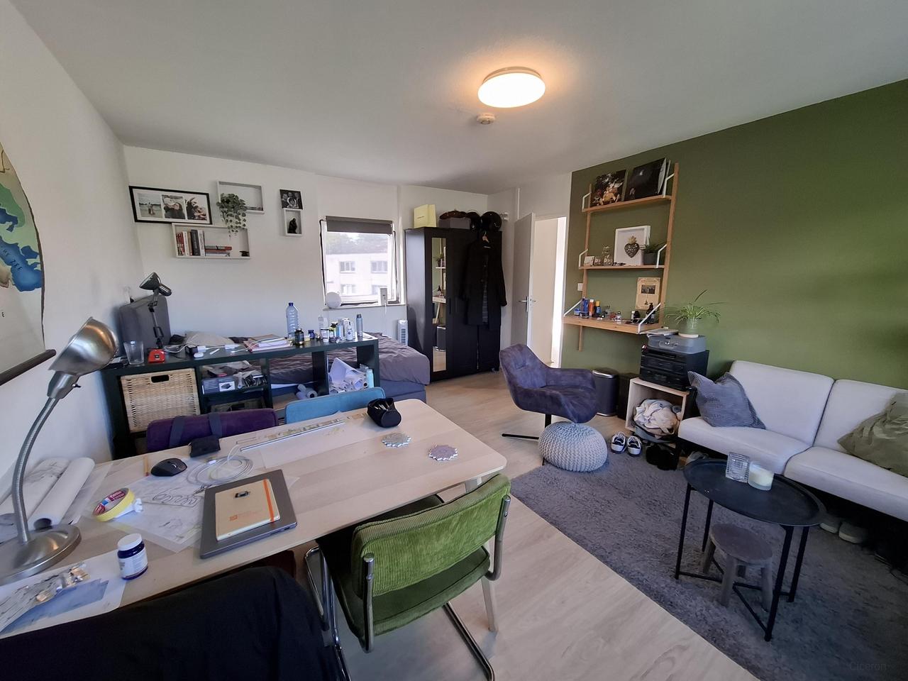 Studentenkamer van 19 m² met dakterras - Afbeelding 3
