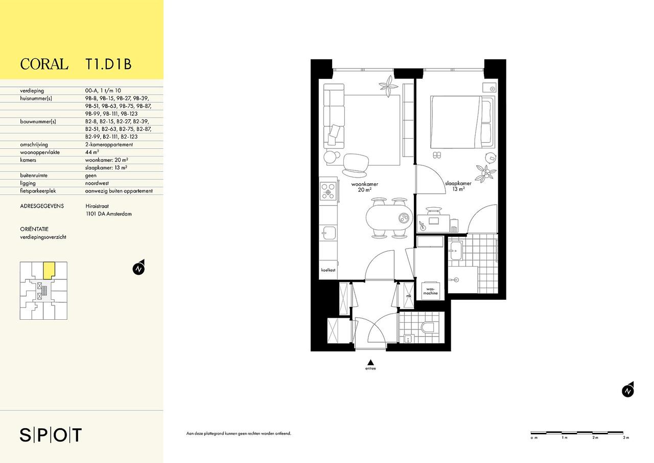 New one-bedroom apartment in Amstel III - Image 3