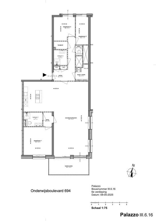 137 m² appartement met 3 slaapkamers - Afbeelding 16