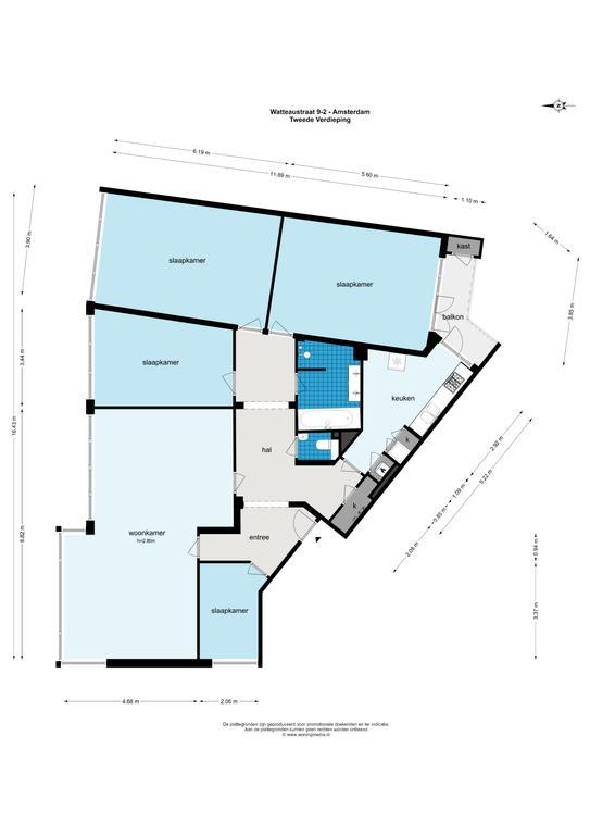 3-slaapkamerappartement met balkon in Apollobuurt - Afbeelding 28