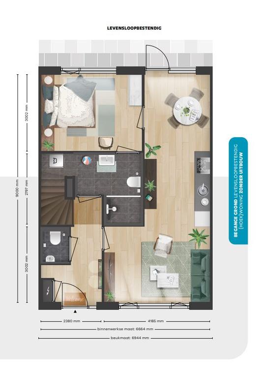 Energiezuinige woning met slaapkamer beneden - Afbeelding 9