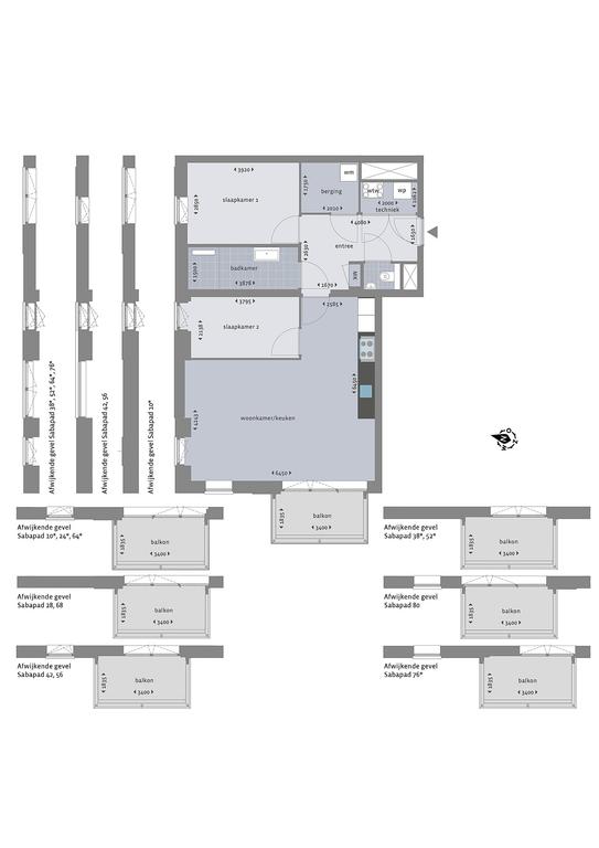 76 m² appartement met balkon in Haarlem - Afbeelding 6