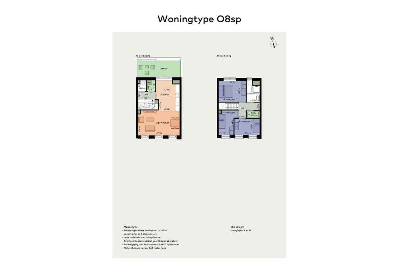 3-slaapkamermaisonette met terras - Afbeelding 13