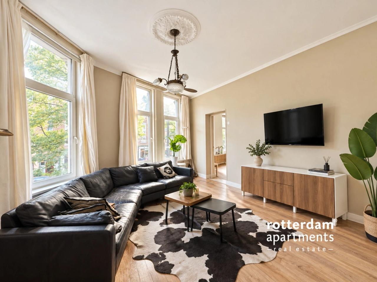 Gemeubileerd 2-kamerappartement aan Nieuwe Binnenweg - Afbeelding 1