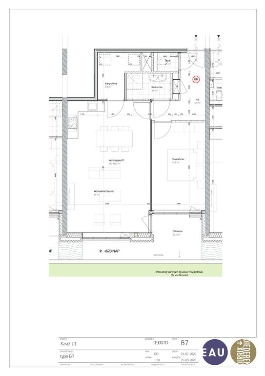 69 m² appartement met balkon in Scheldebuurt - Afbeelding 21