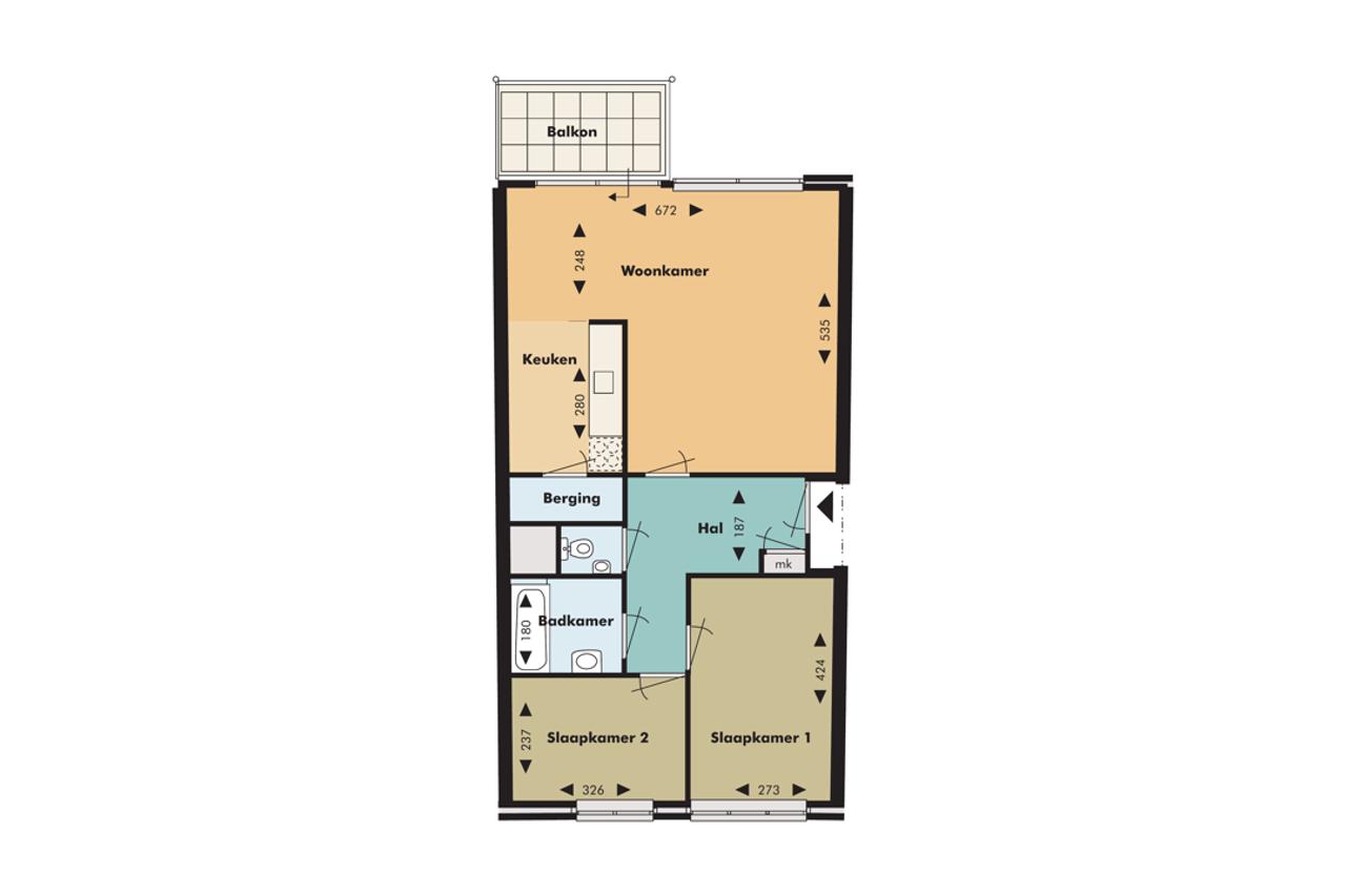 2-Bedroom Apartment with Balcony in Velserbroek - Image 13