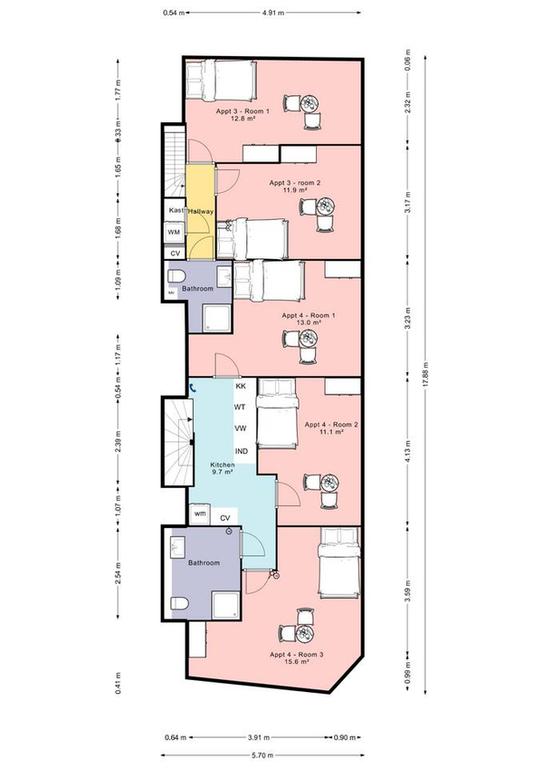 15 m² Student Room in Rotterdam-North - Image 7