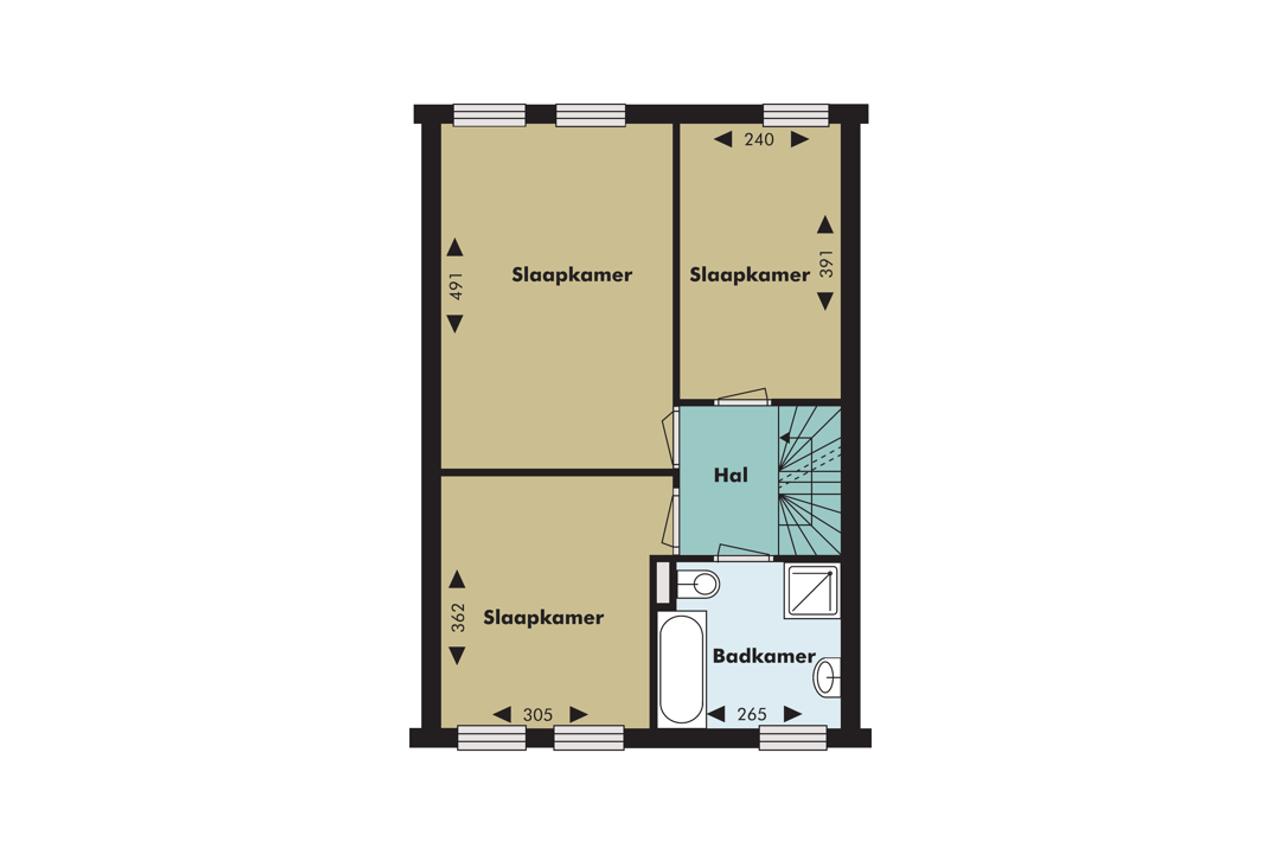 126 m² eengezinswoning met energielabel A - Afbeelding 14