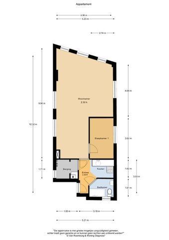 61 m² appartement bij de Dam - Afbeelding 13
