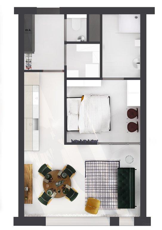 Gemeubileerd 2-kamerappartement in Zeeburg - Afbeelding 9