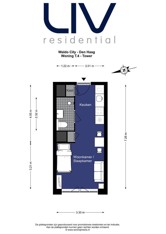 23 m² Studio with Energy Rating A - Image 4