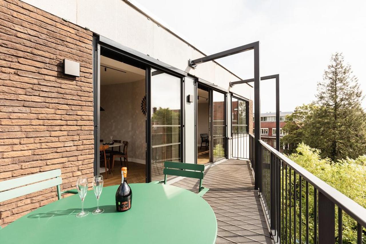 Gemeubileerd penthouse bij Vondelpark - Afbeelding 12