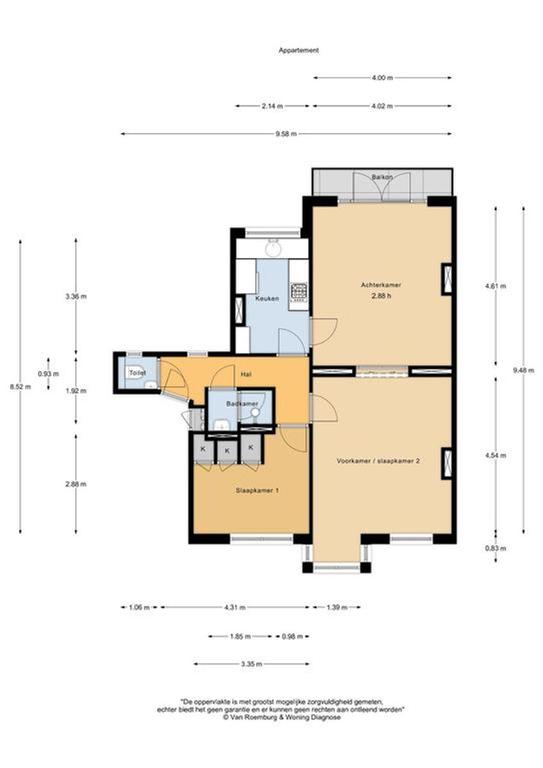 Gemeubileerd 4-kamerappartement bij Vondelpark - Afbeelding 19