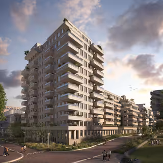 73 m² apartment on the IJ with balcony