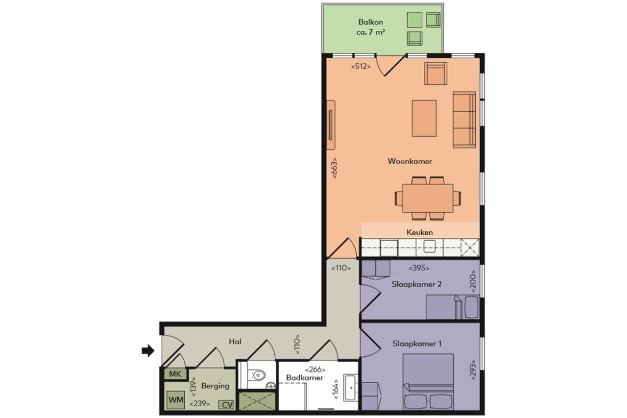 75 m² apartment with views in Leiden - Image 3