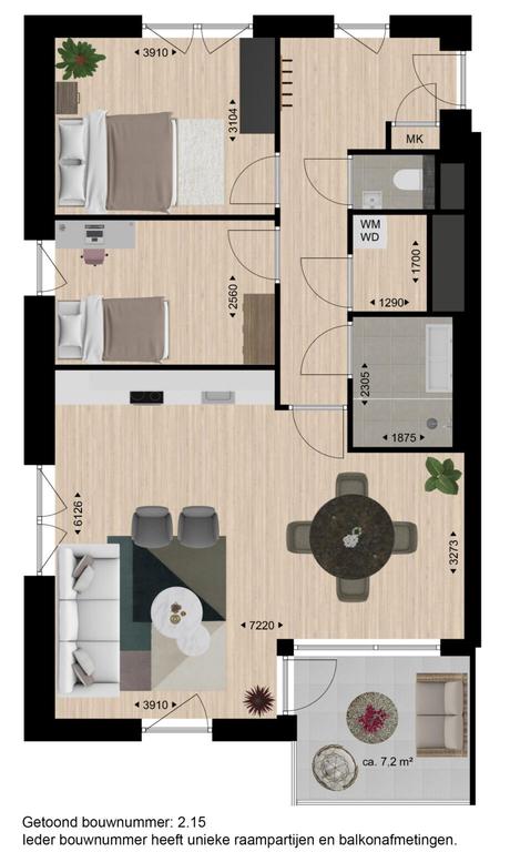 80 m² appartement in hartje Tilburg - Afbeelding 9