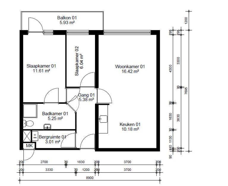 3-Room Apartment with Balcony in Heiloo - Image 4