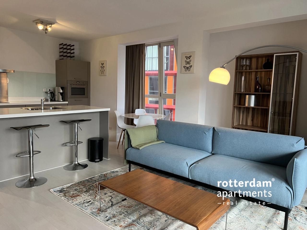 Gemeubileerd 3-kamerappartement met balkon - Afbeelding 1