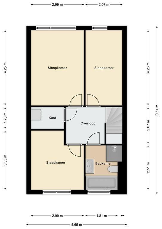 93 m² maisonette with terrace in Hilversum - Image 28
