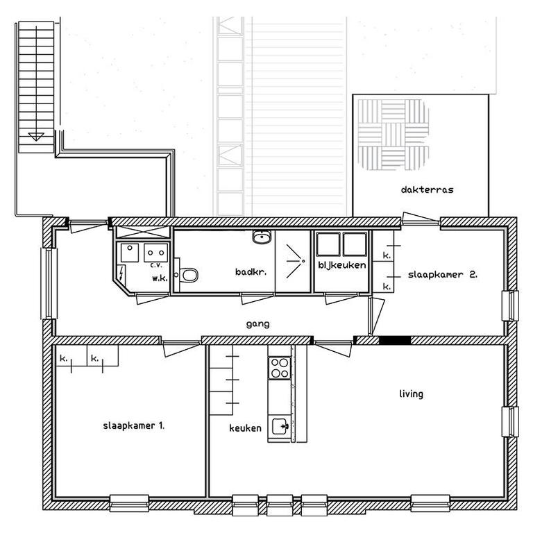 Rooftop Terrace with 2-Bedroom Apartment in Deventer - Image 13