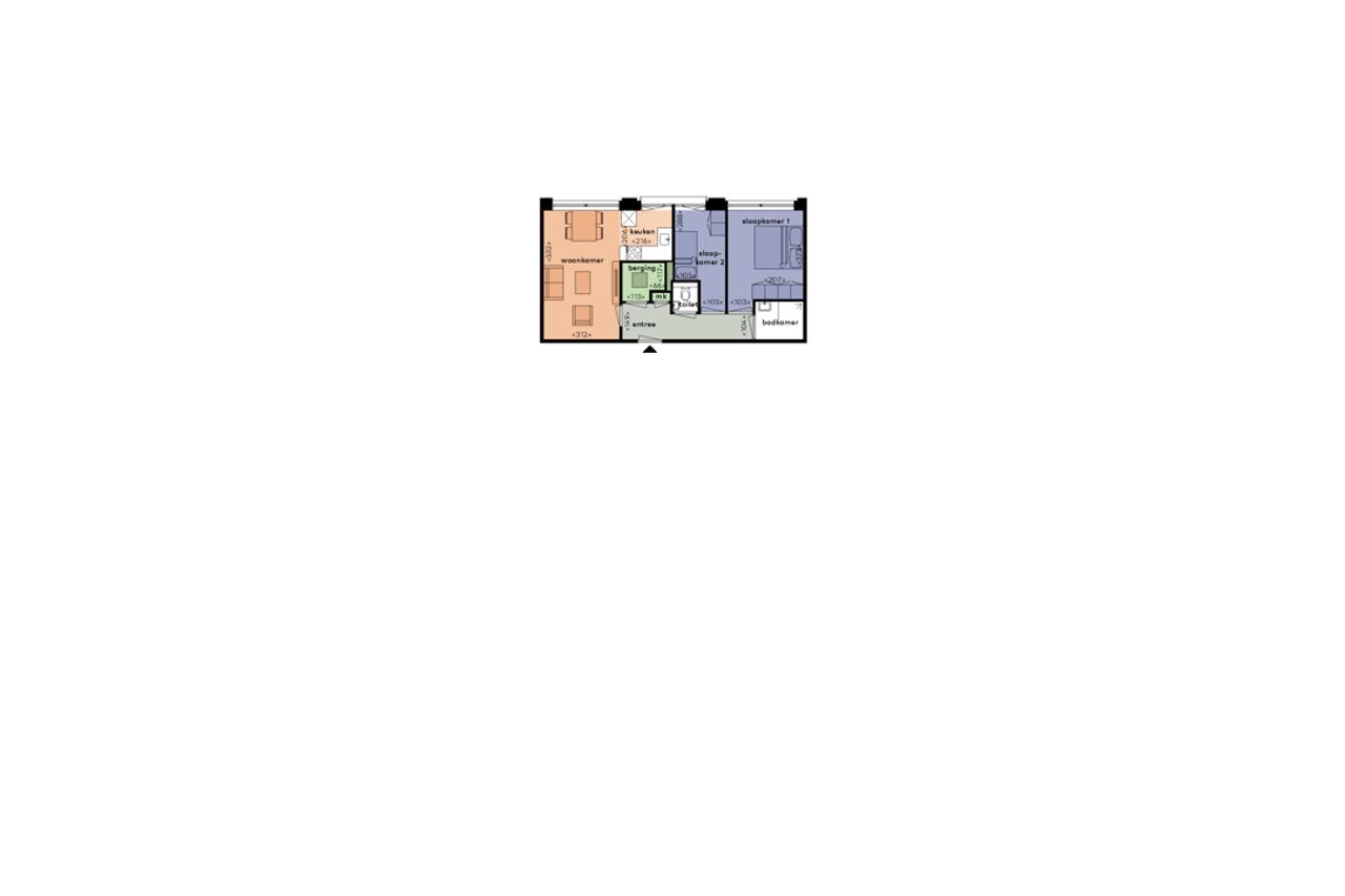 2-bedroom apartment with parking in Zwolle - Image 2