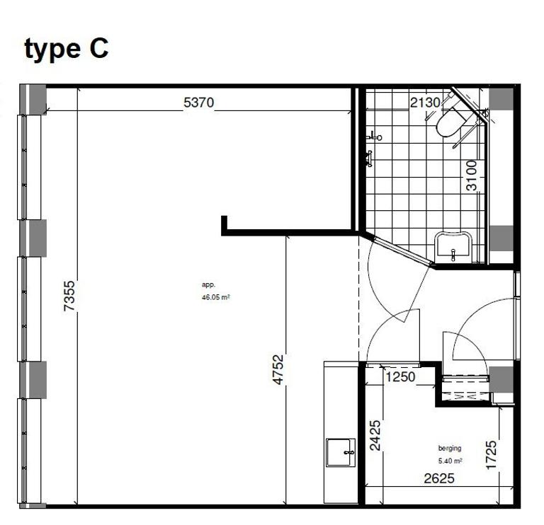 60 m² Senior Apartment with Lift in Winschoten - Image 32