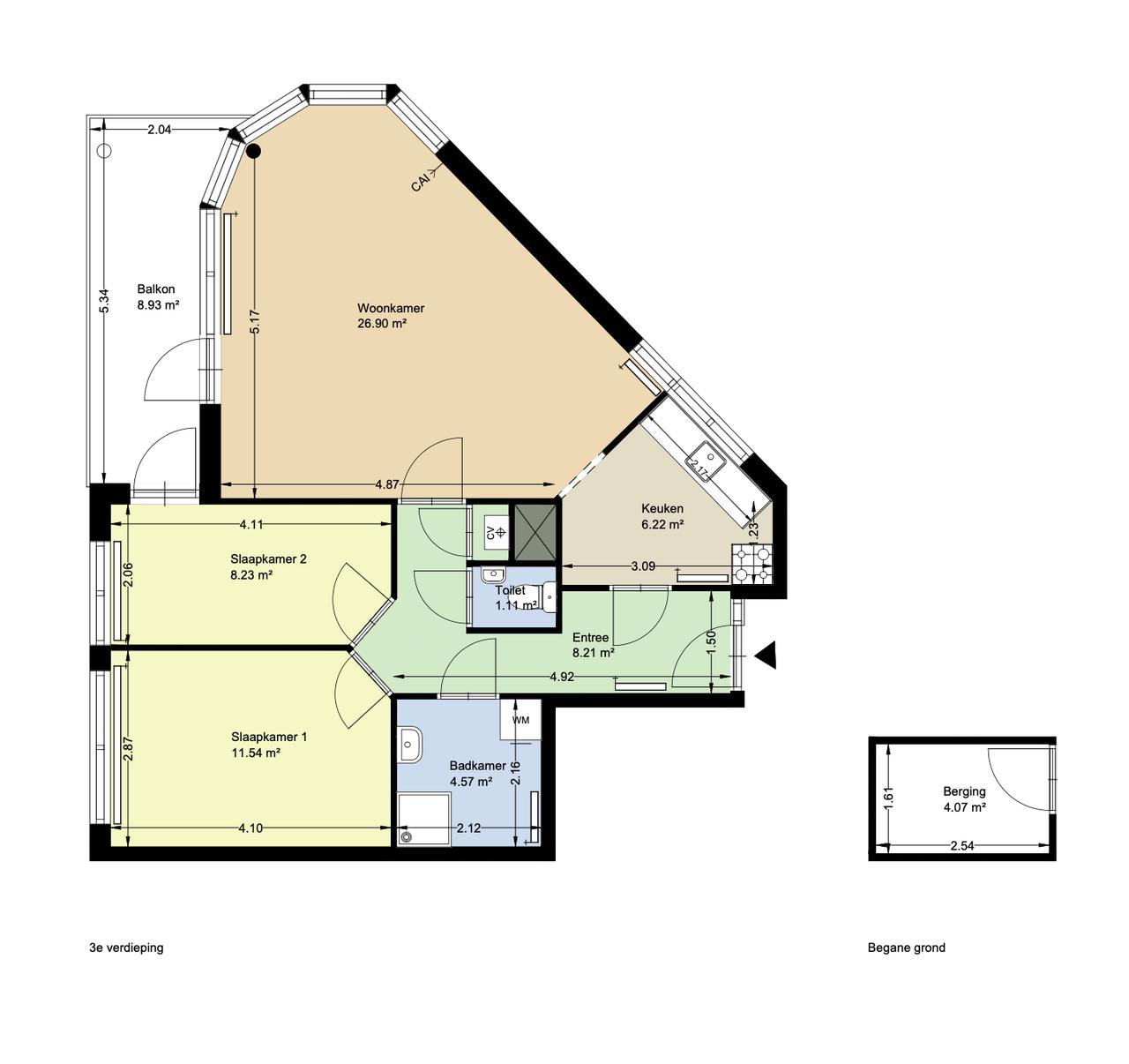 69 m² apartment with balcony in Spaarndammerbuurt - Image 19
