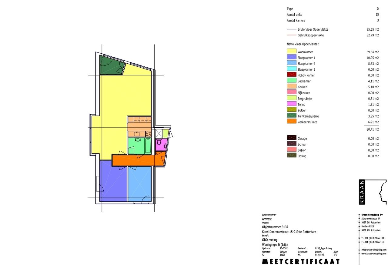 82 m² 3-room apartment in Cool - Image 6
