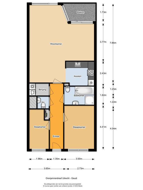 87 m² appartement met label A in Utrecht - Afbeelding 6