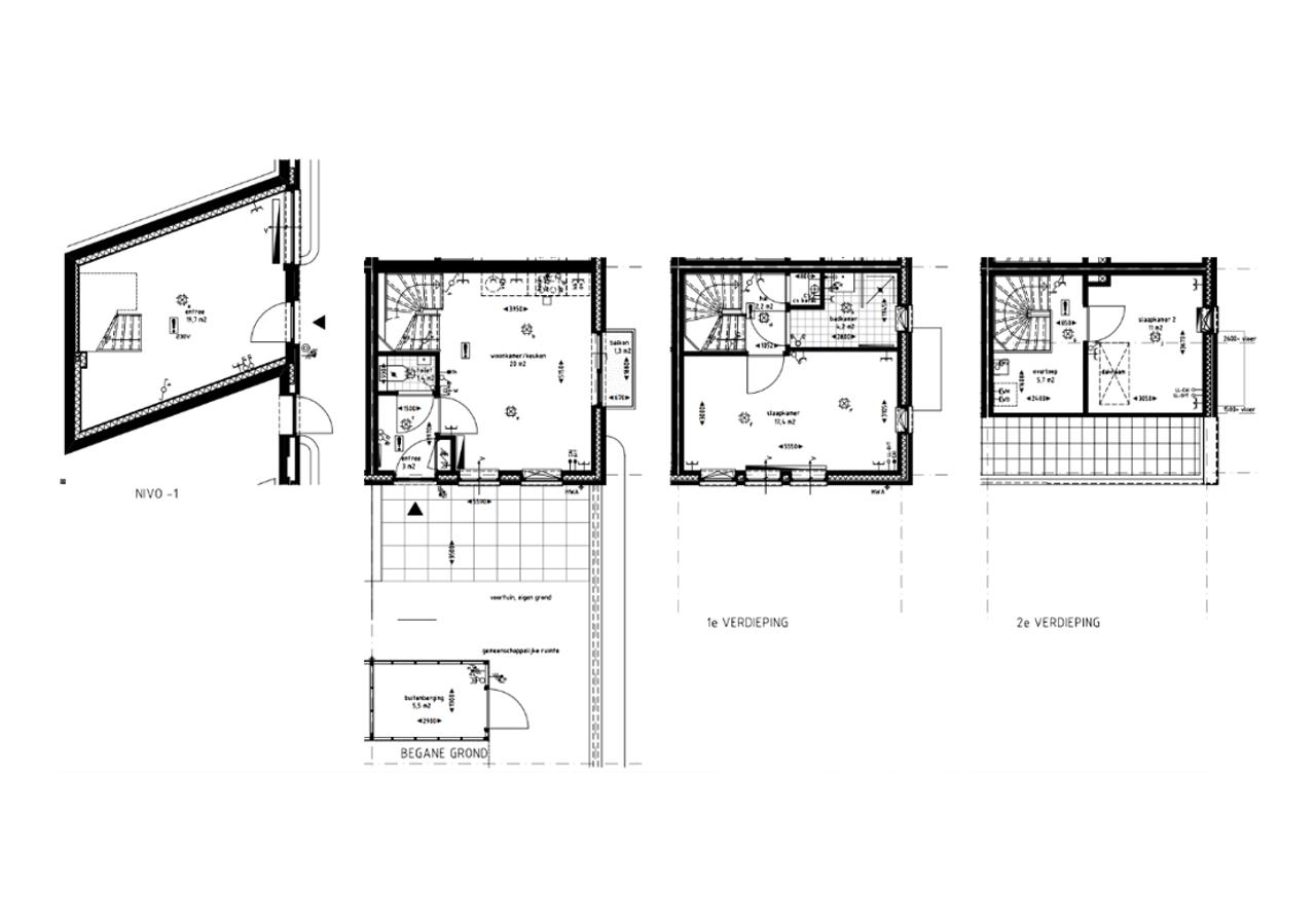 101 m² stadswoning met terras en garage - Afbeelding 25