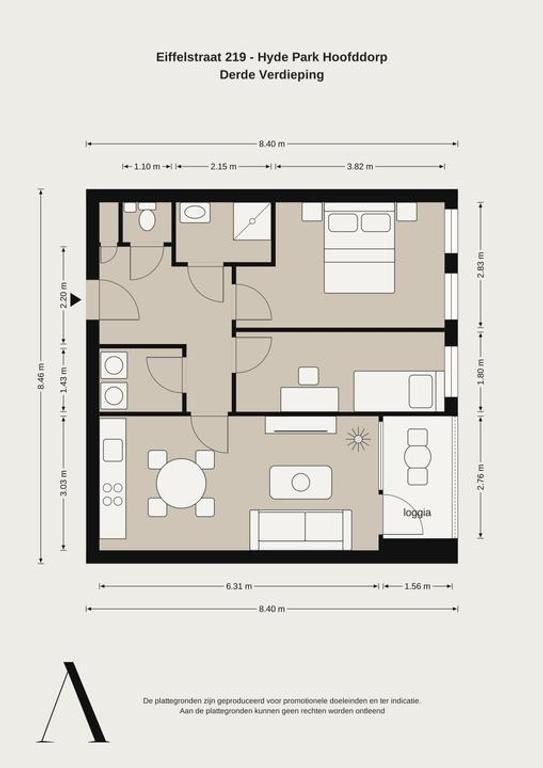 Furnished 2-Bedroom Apartment with Balcony - Image 17