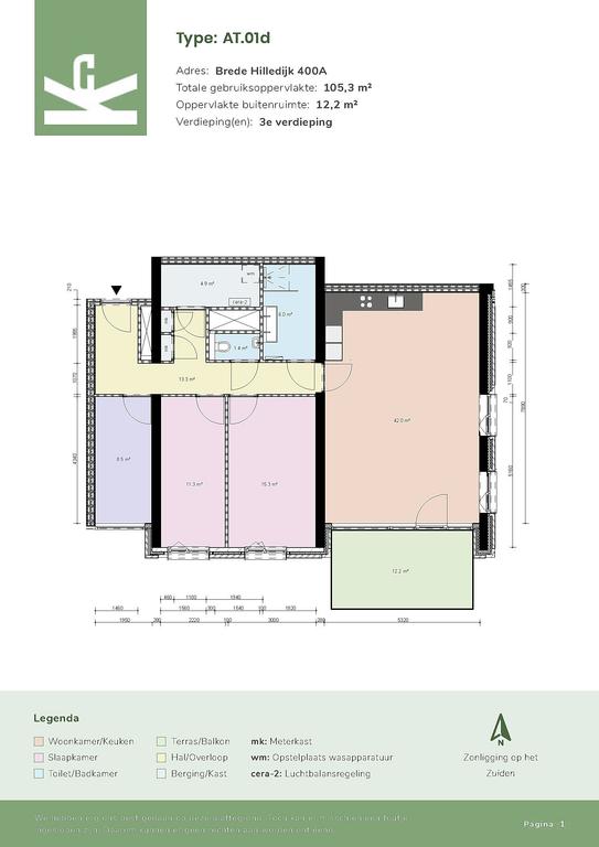 105 m² appartement met terras in Katendrecht - Afbeelding 7