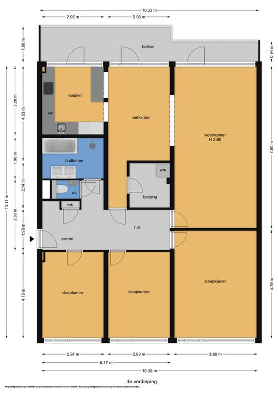 136 m² apartment with 3 bedrooms - Image 31
