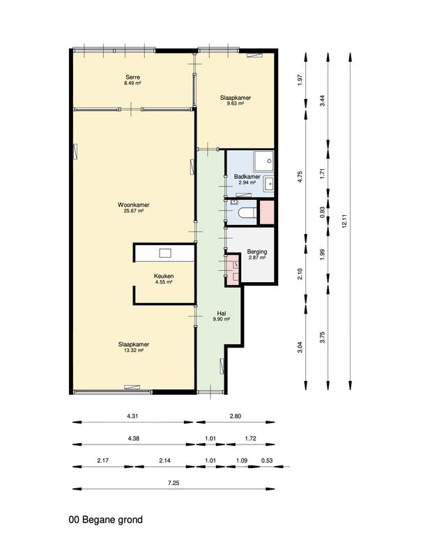 81 m² appartement met serre in Amsterdam - Afbeelding 8