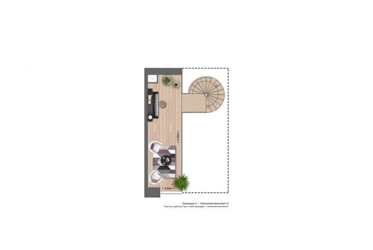 Maisonnette 66 m² met parkeerplaats - Afbeelding 22