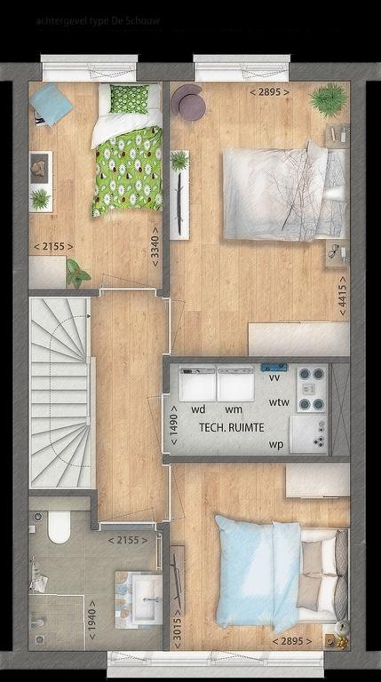 Energiezuinige 3-slaapkamerwoning met tuin - Afbeelding 7